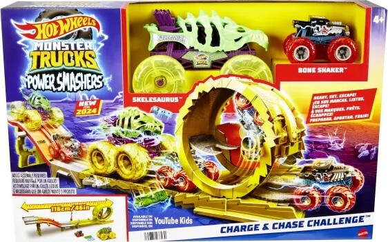 Hot Wheels - Monster Trucks - Charge & Chase Challenge