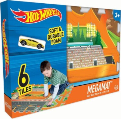 Hot Wheels - Original Megamat Legemåtte Med Køretøj