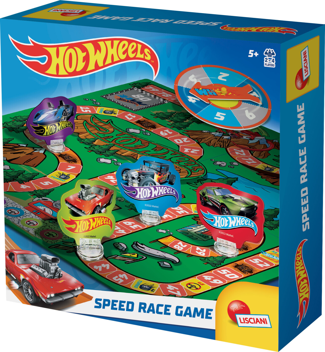 Lisciani Gra „Hot Wheels“ lenktynių žaidimas