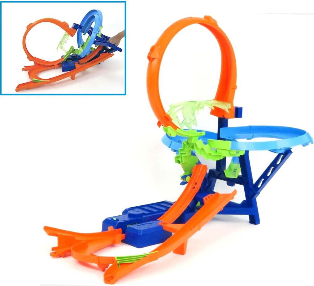 Hot Wheels - Stunt Tracks Mid-air Crash - Bilbane Inkl. 1 Bil