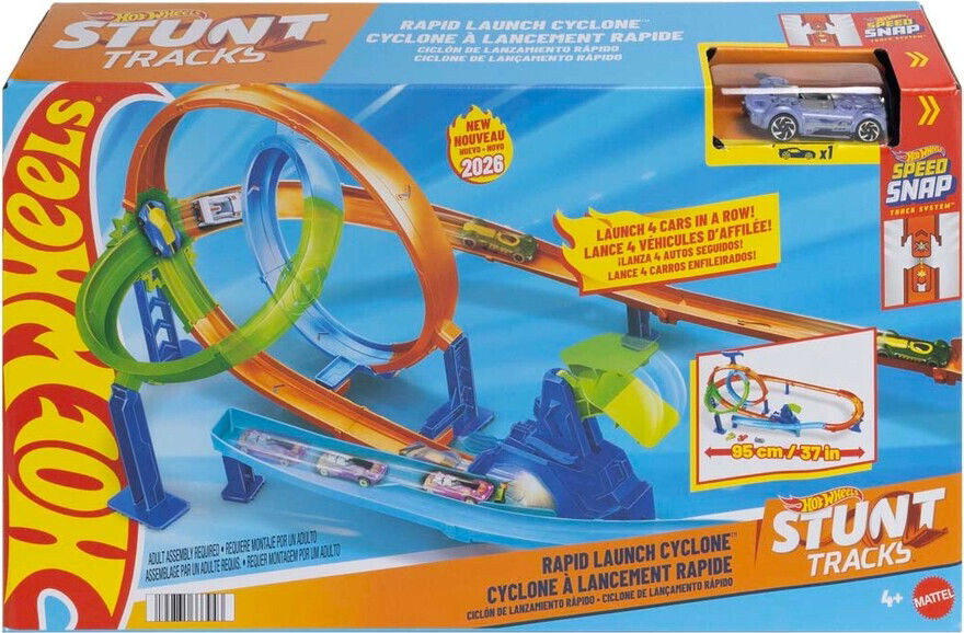 Hot Wheels - Stuntbaner Dobbelt Loop Smash
