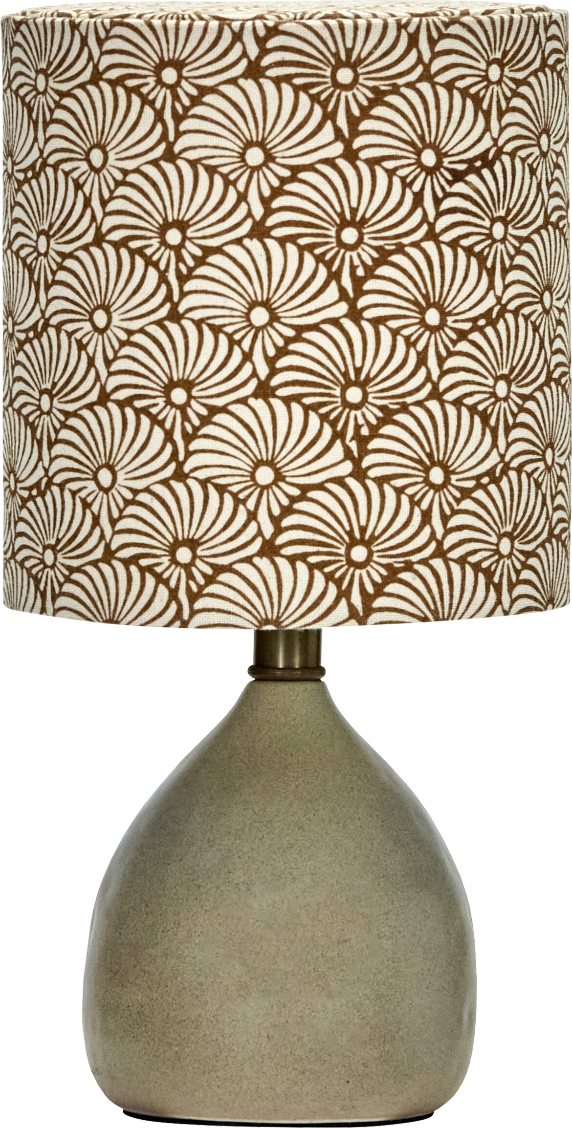 House Doctor - Bordlampe Med Skærm - Flores - Sand