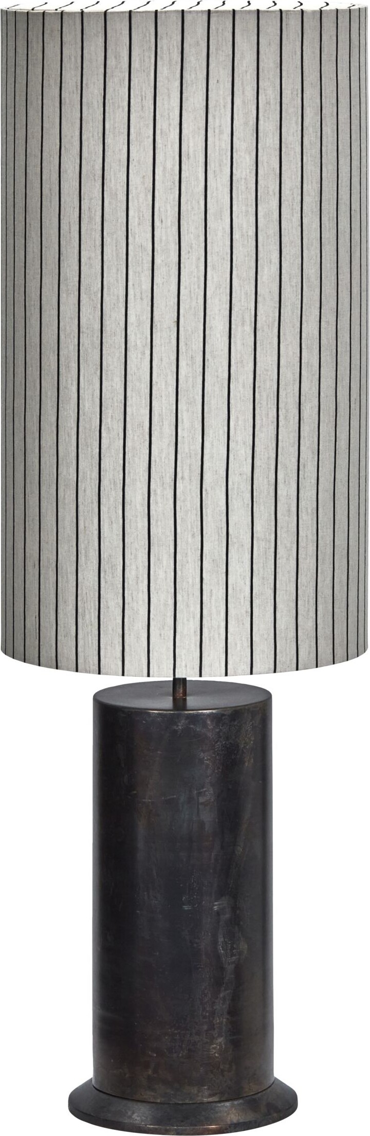 House Doctor - Gulvlampe, Rafi base with Shade, Antik brun, Råhvid, Sort