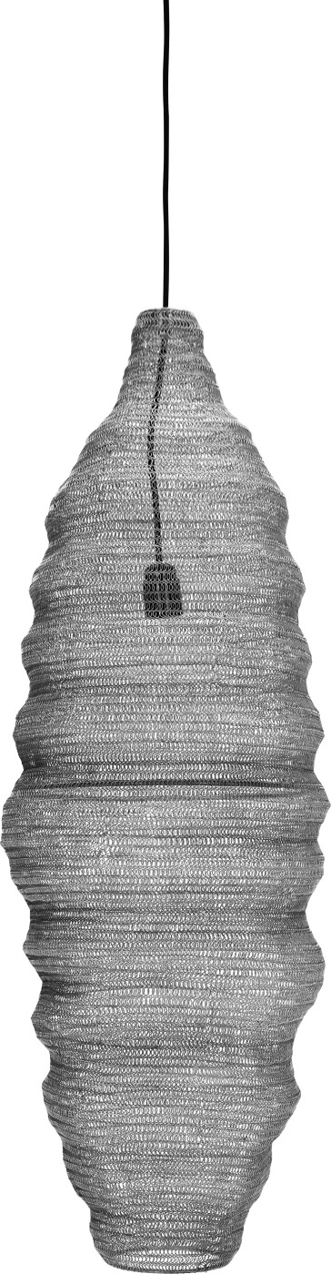 House Doctor - Loftlampe - Hdmesh - Børstet Sølv - 100 Cm