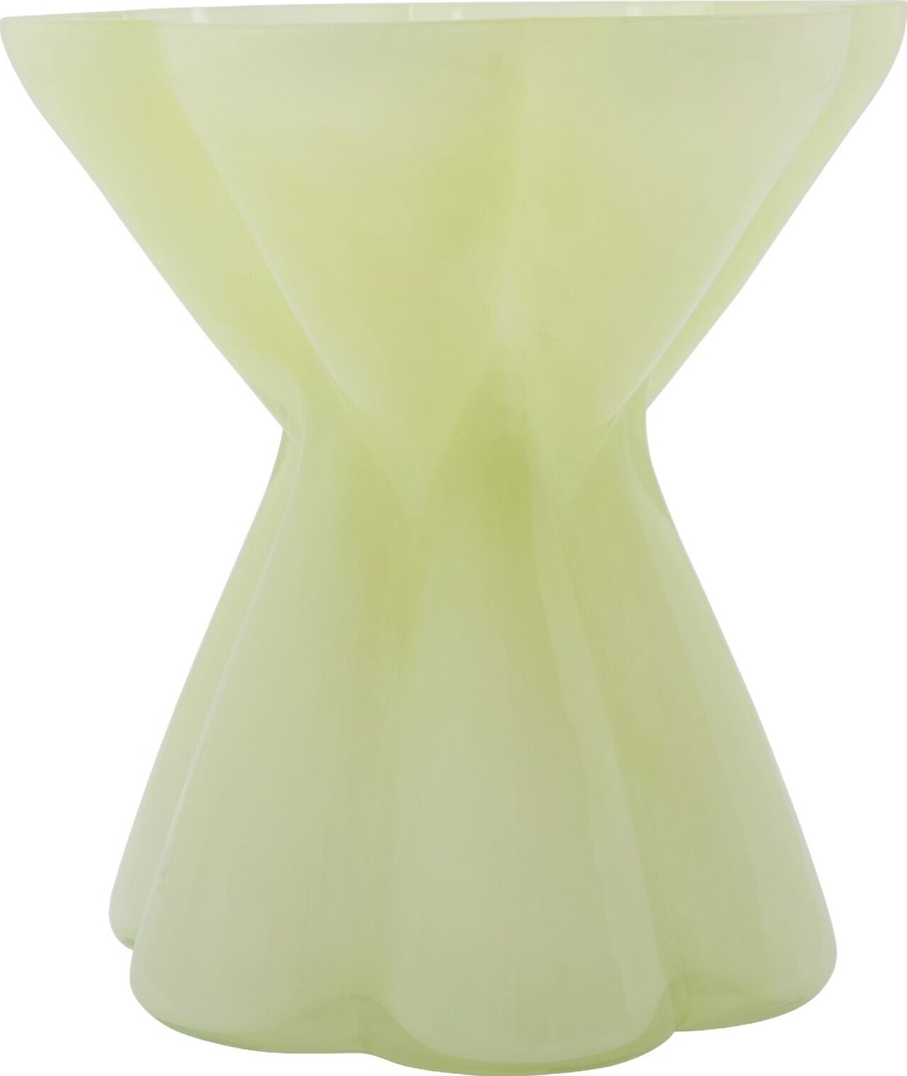 House Doctor - Say Vase - Gul - Mundblæst Glas - H 21,5 Cm
