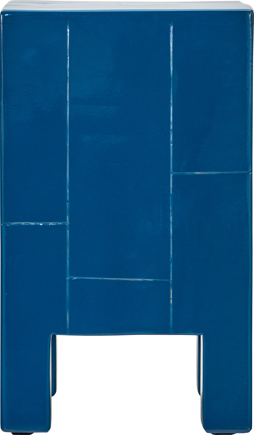 House Doctor - Sidebord - Hdbrick - Mangotræ Mdf - Firkantet - Blå