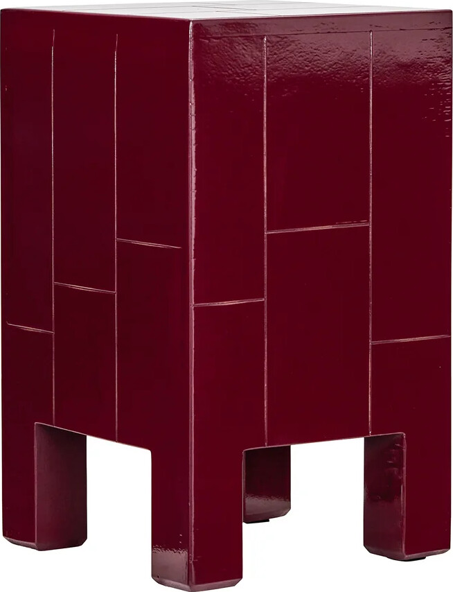 House Doctor - HDBrick sidebord, rød, højde 51 cm, træ –