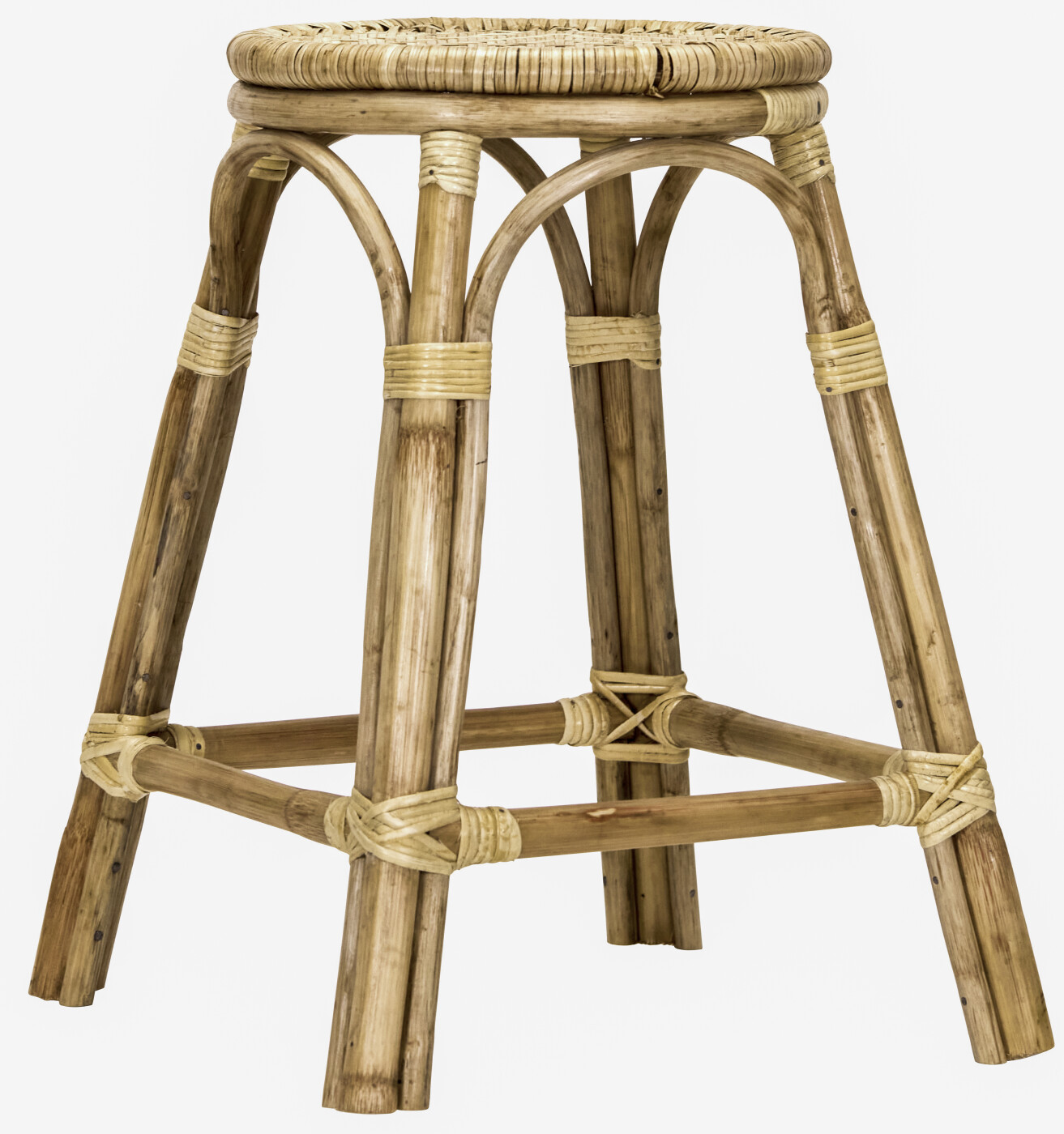 House Doctor - Skammel - Trenza - Natur - H 50 Cm