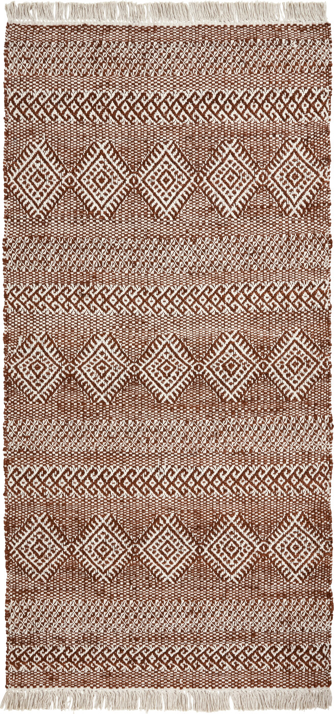 House Doctor - Tæppe - Hdethnic - Brun Natural - 200x90 Cm