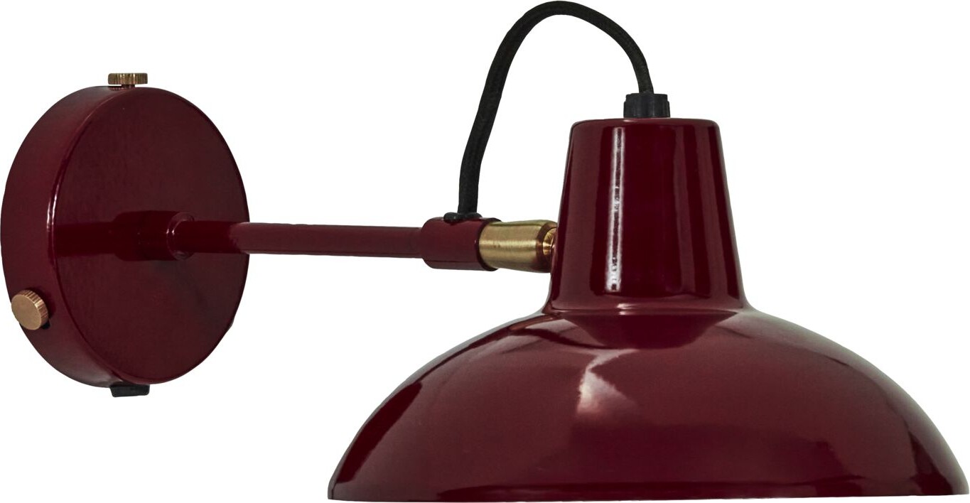 House Doctor - Væglampe - Desk - Rød - ø 18 Cm