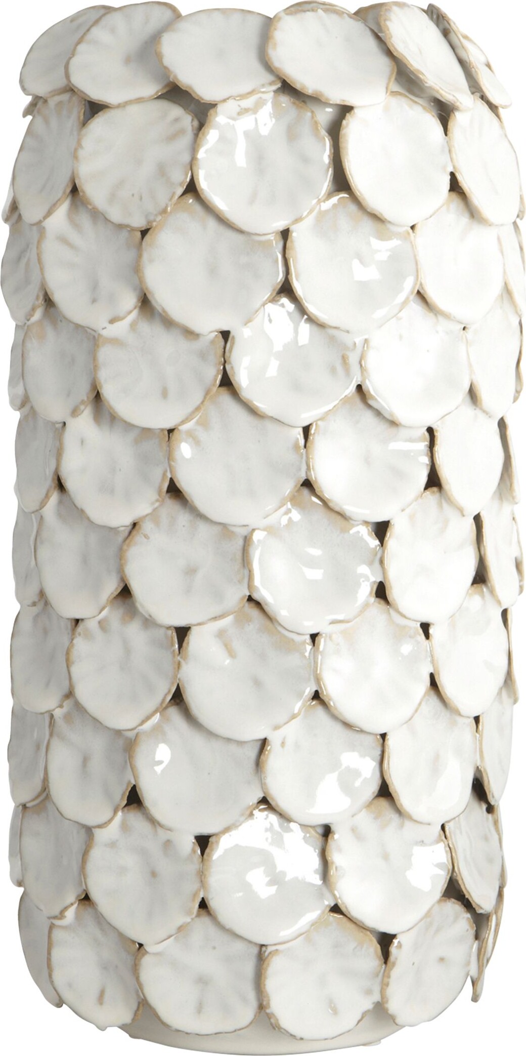 Billede af House Doctor - Vase - Dot - Keramik - Hvid - 30 Cm