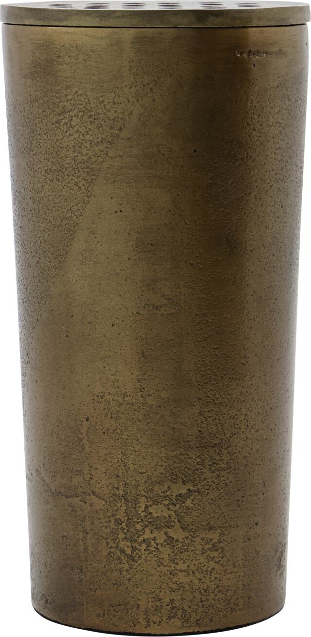Billede af House Doctor - Vase - Flow - Metal - Antik Messing - 18 Cm hos Gucca.dk