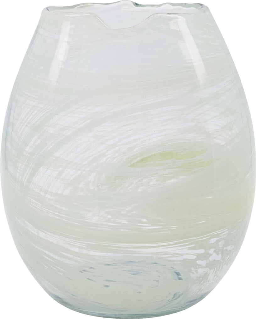 Se House Doctor - Vase - Jupiter - Glas - Lysegrøn - 20 Cm hos Gucca.dk