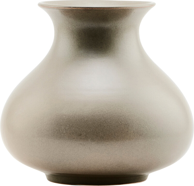 Billede af House Doctor - Vase - Santa Fe - Keramik - Shellish Mud - 23 Cm hos Gucca.dk