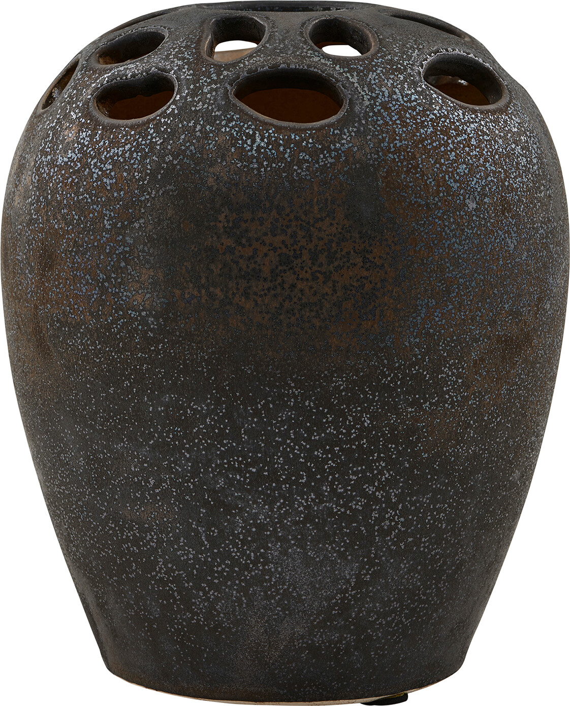 Billede af House Doctor - Vase - Varios - Keramik - Sortbejdset - 19 Cm