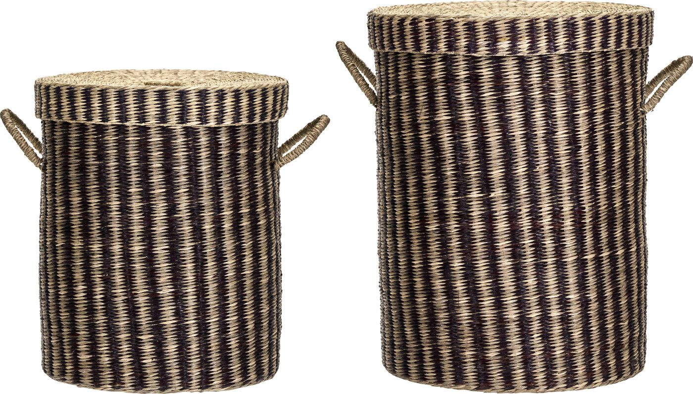 House Doctor - Vasketøjskurve - HDLaundry, Natur, Brun - Sæt med 2 stk.