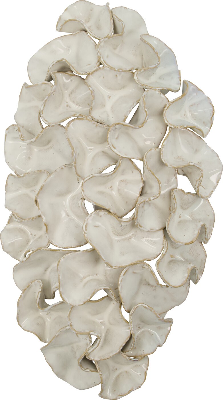 House Doctor - Vægkunst - Hdfold - Råhvid - 46x25x8,5 Cm