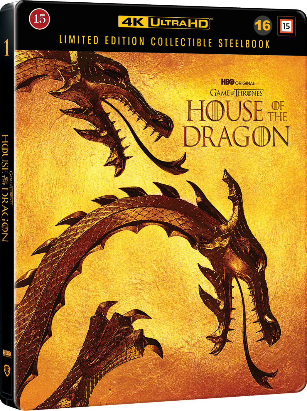 House Of The Dragon Sæson 1 Steelbook BluRay → Køb TV Serien her Gucca.dk