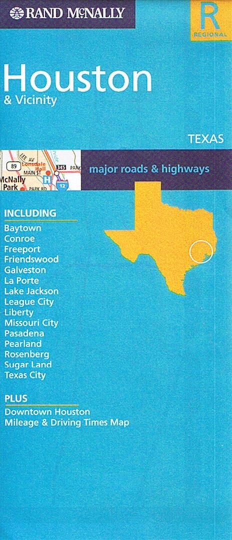 Billede af Houston & Vicinity - Rand Mcnally - English Book