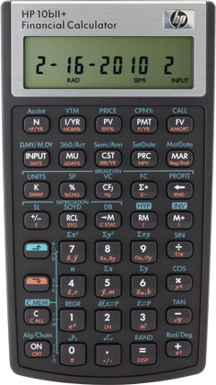 Hp 10bii+ Financial Calculator