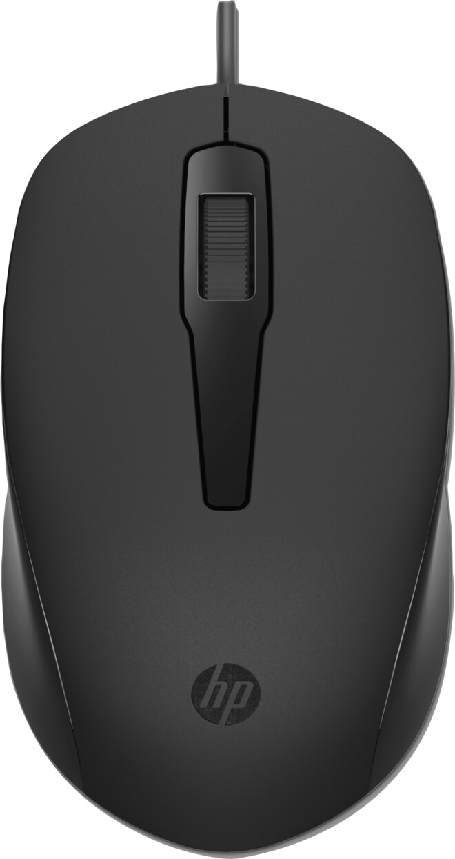 Hp - 150 Wired Mouse, Black