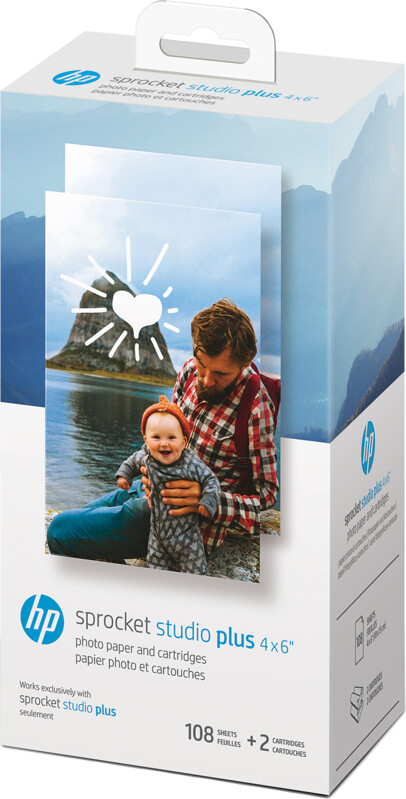 Hp - Sprocket Studio Plus Cartridge 108-pack (hpis4x6c108)