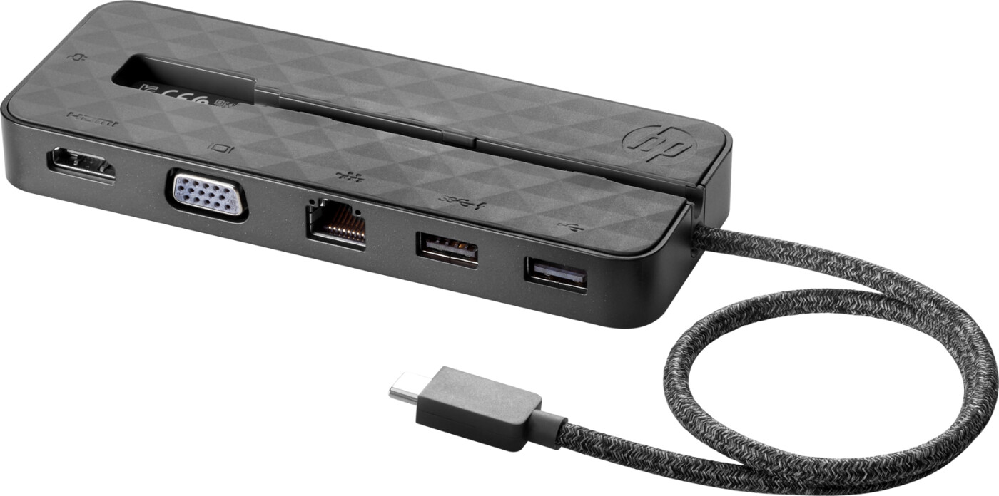 Se Hp - Usb-c Mini Docking Station - Hdmi Vga Usb Rj45 - Sort hos Gucca.dk