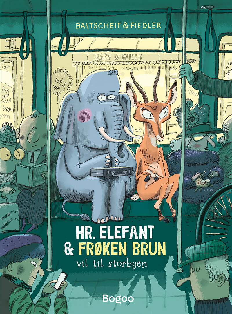 Hr. Elefant Og Frøken Brun Vil Til Storbyen - Martin Baltscheit - Bog