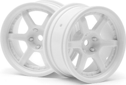 Hre C106 Wheel 26mm White (6mm Offset/2pcs) - Hp112813 - Hpi Racing