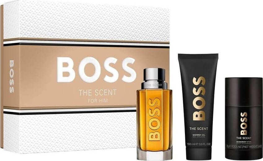 Hugo Boss - The Scent Edt 100 Ml + Shoergel 100 Ml + Deo Stick - Giftset