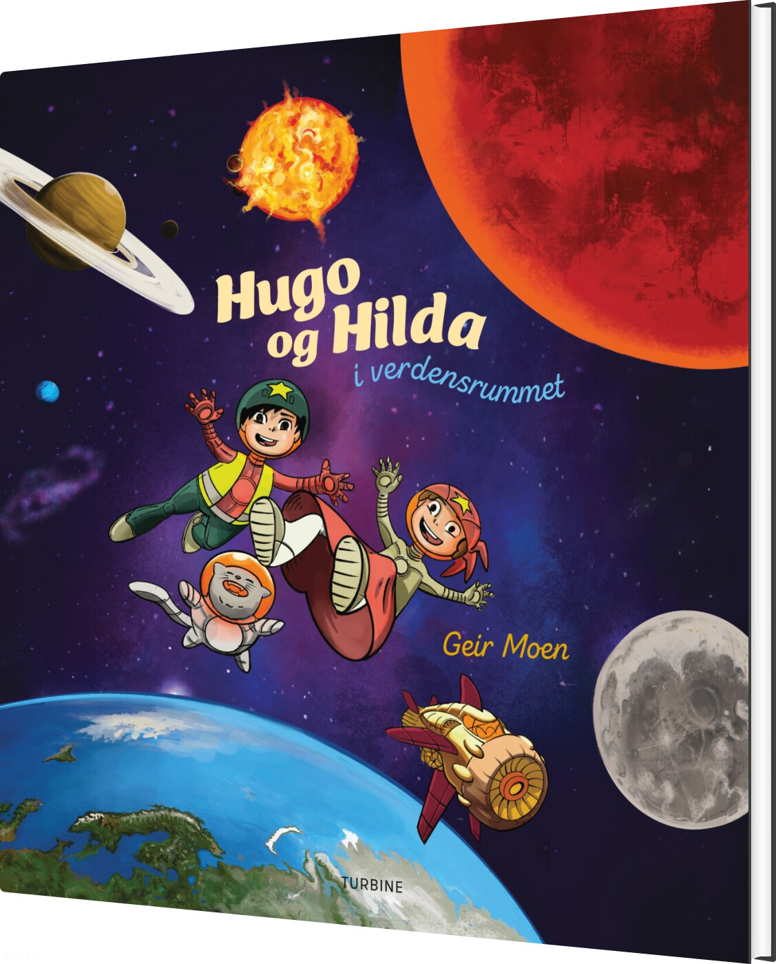 Billede af Hugo Og Hilda I Verdensrummet - Geir Moen - Bog