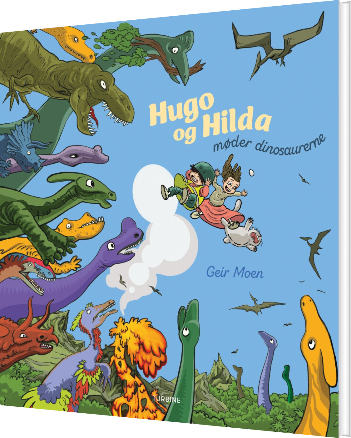 Billede af Hugo Og Hilda Møder Dinosaurerne - Geir Moen - Bog