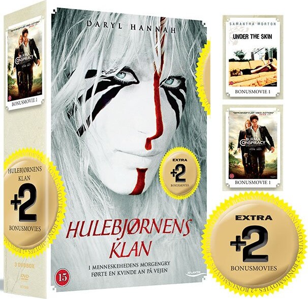 Hulebjørnens Klan // Under The Skin // The Burma Conspiracy - DVD - Film