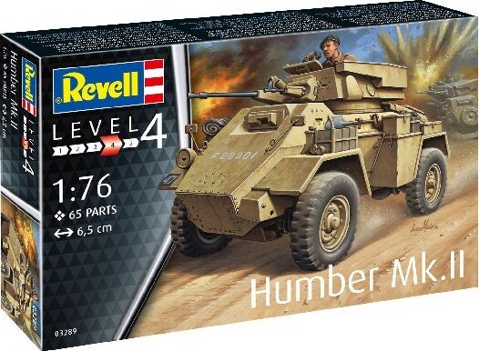 Billede af Revell - Humber Mk.ii Panservogn Byggesæt - 1:76 - Level 4 - 03289