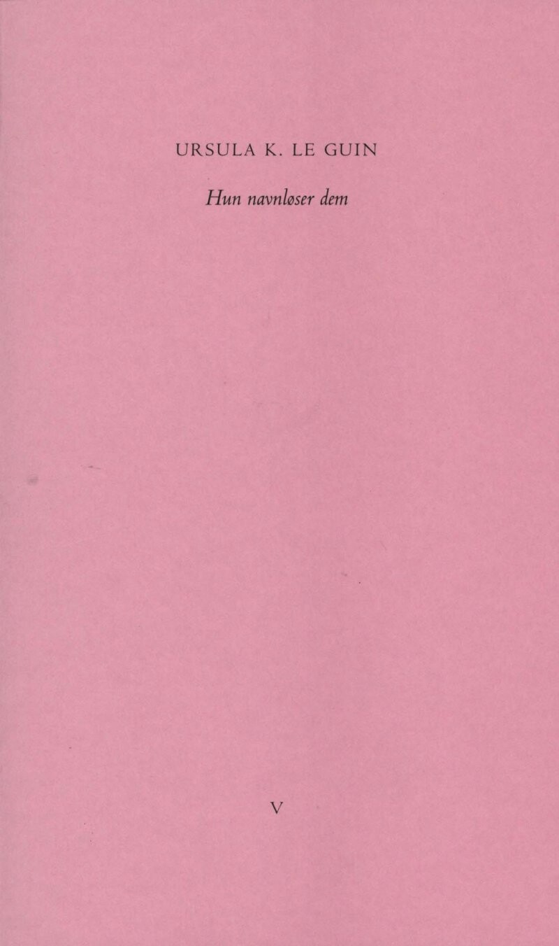 Billede af Hun Navnløser Dem - Ursula K. Le Guin - Svensk Bog