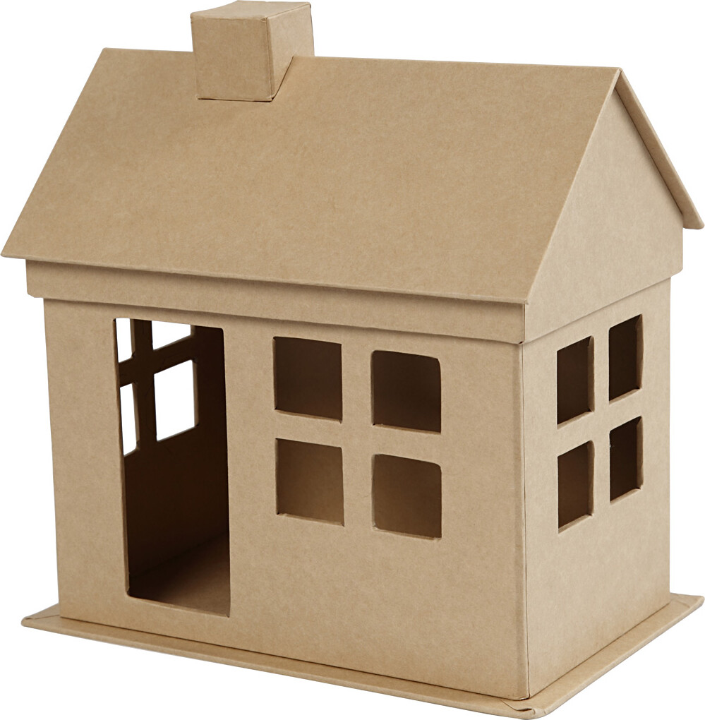 Hus - H 23 Cm - D 14,5 Cm - L 22,5 Cm - 1 Stk. billede