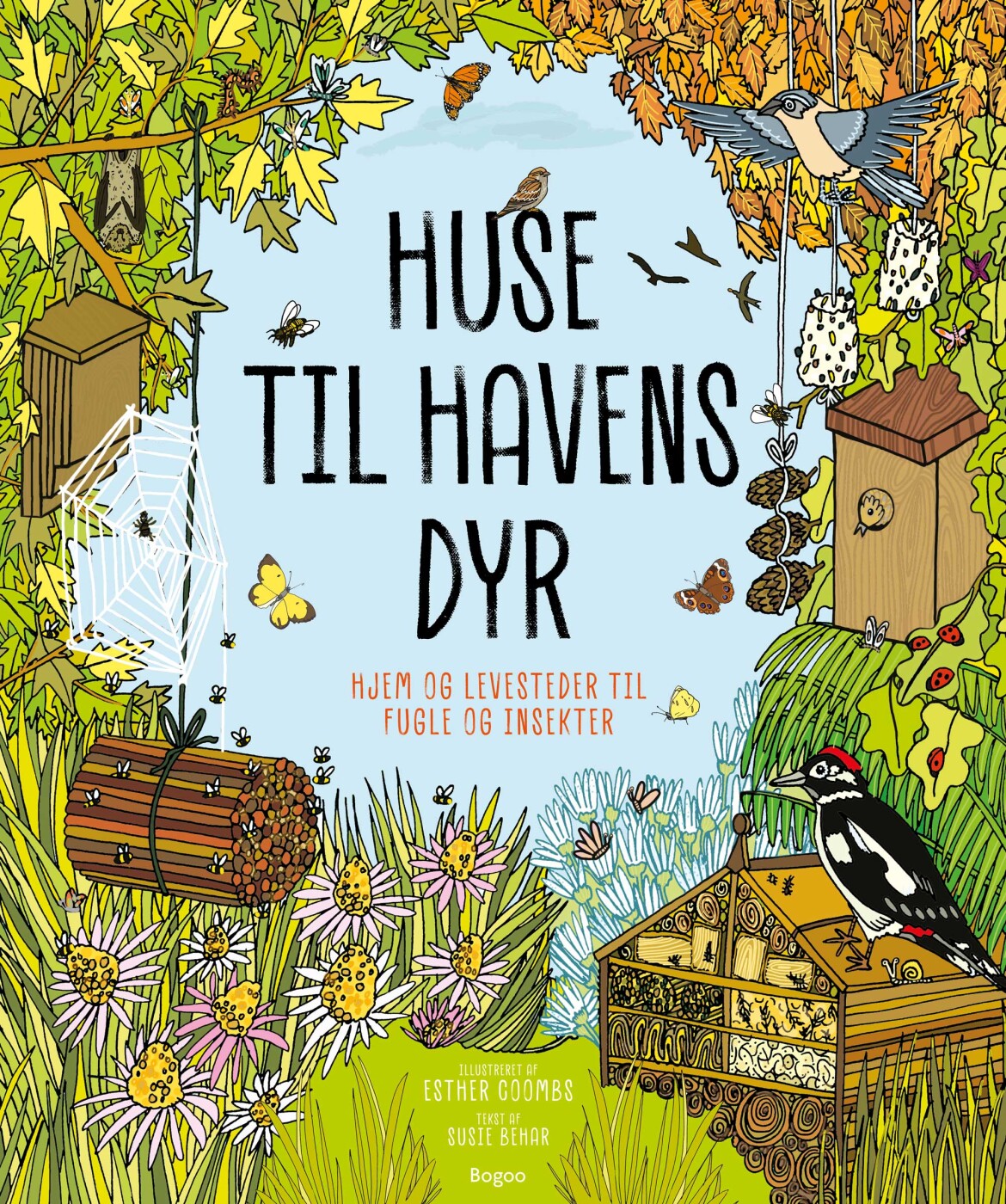 Huse Til Havens Dyr - Susie Behar - Bog