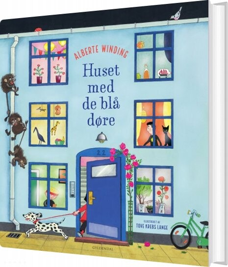 Huset Med De Blå Døre - Alberte Winding - Bog