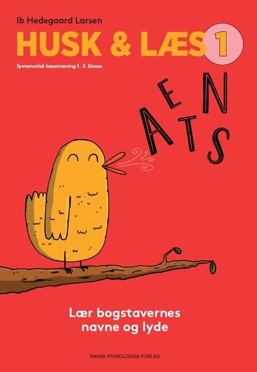 Husk & Læs 1 - Lær Bogstavernes Navne Og Lyde - 5 Stk - Ib Hedegaard Larsen - Bog