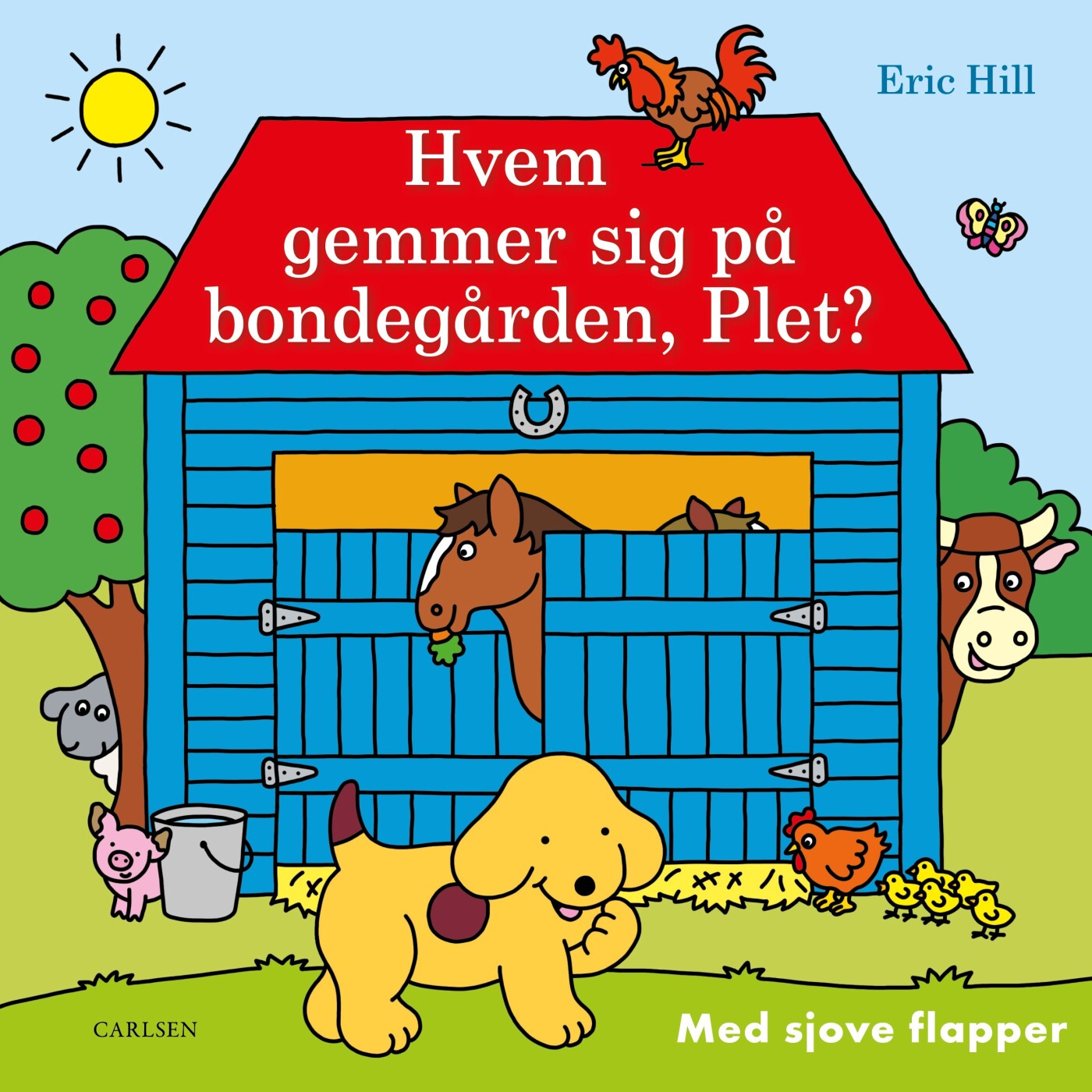 Billede af Hvem Gemmer Sig På Bondegården, Plet? - Eric Hill - Bog