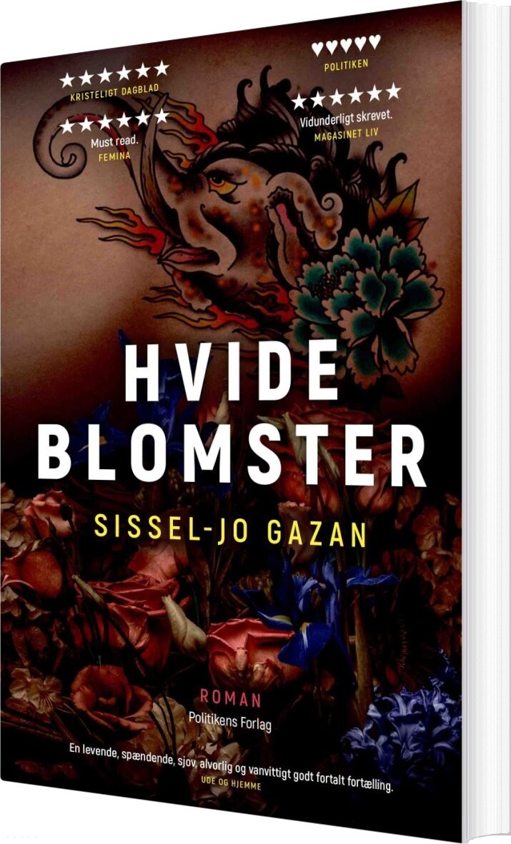 Billede af Hvide Blomster - Sissel-jo Gazan - Bog