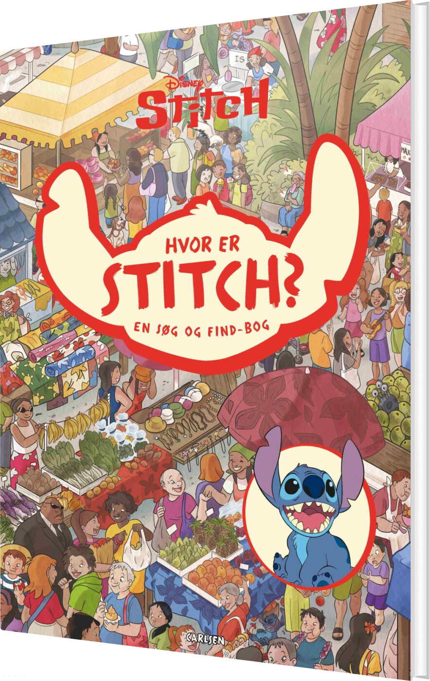 Hvor Er Stitch? En Søg Og Find-bog - Bog
