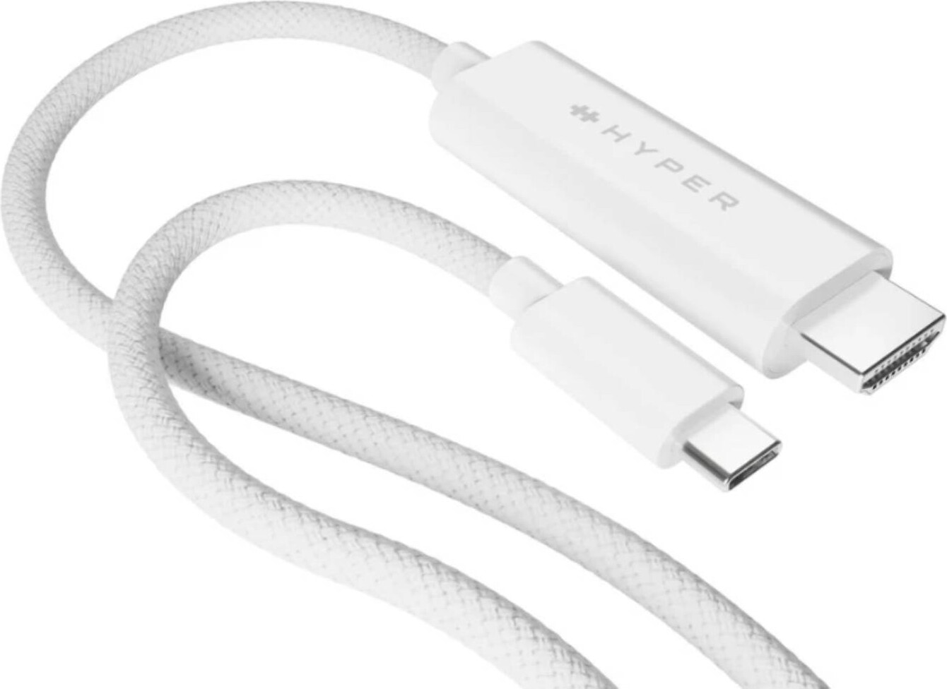 Hyper - 4k Usb-c Til Hdmi 4k60hz Kabel - Hvid