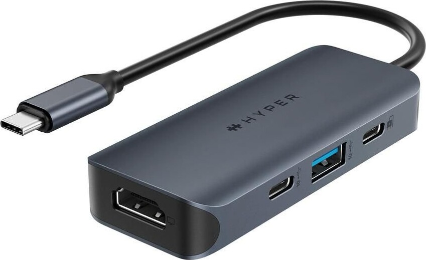 Hyper - Hyperdrive Ecosmart Gen.2 Universal Usb-c 4-in-1 Hub W 100 W Pd Power Pass-thru