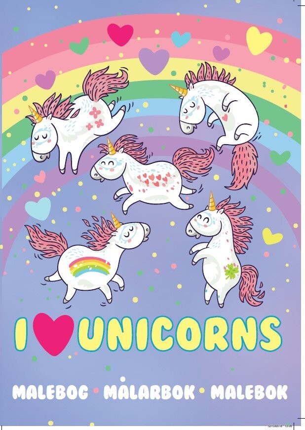 Malebog - I Love Unicorns - Bog