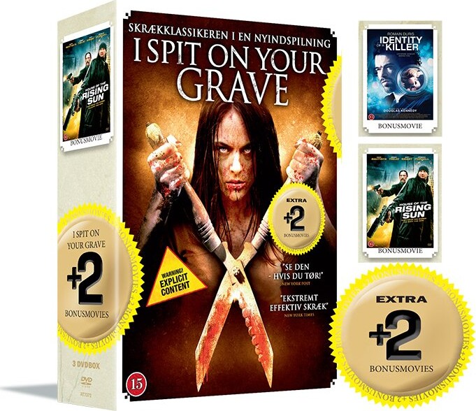 I Spit On Your Grave // Identity Of A Killer // House Of The Rising Sun - DVD - Film