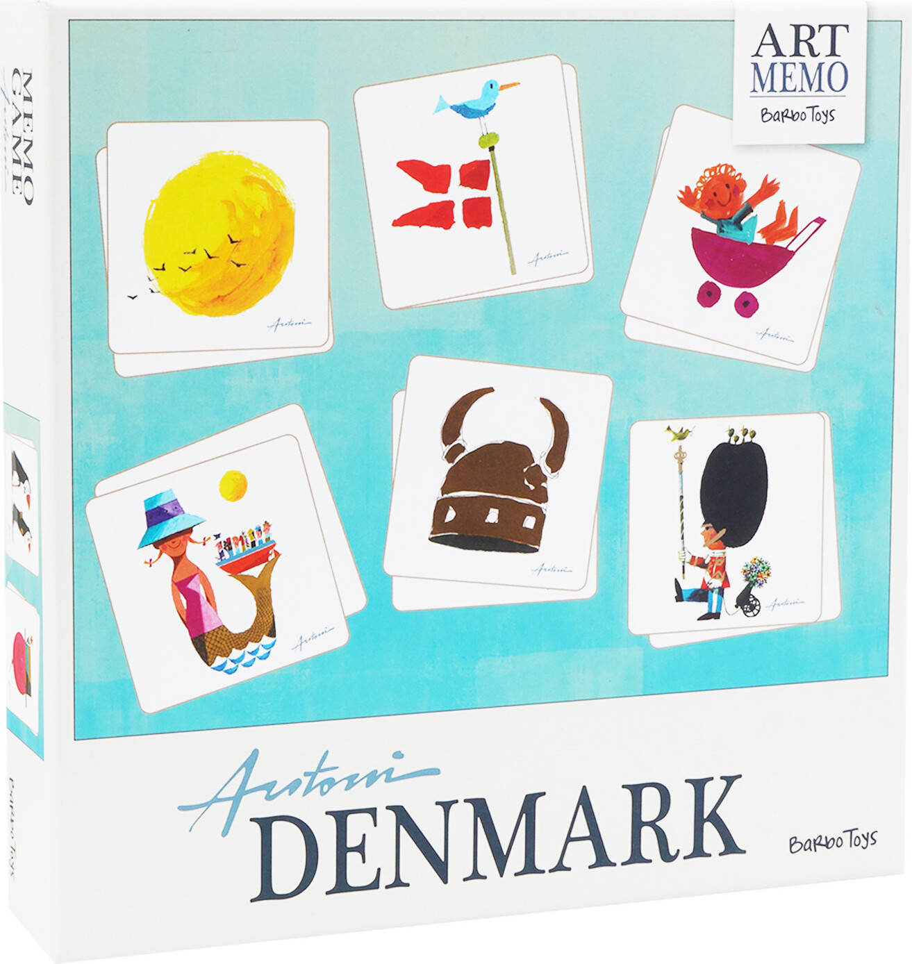 Vendespil - Danmark - Ib Antoni - Art Memo - 36 Kort - Barbo Toys