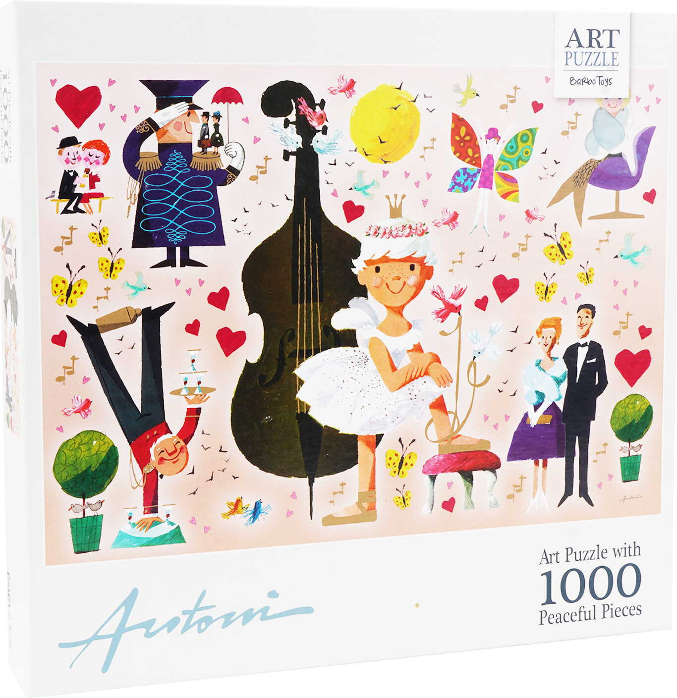 Puslespil Med 1000 Brikker - Ballerina - Antoni - Barbo Toys