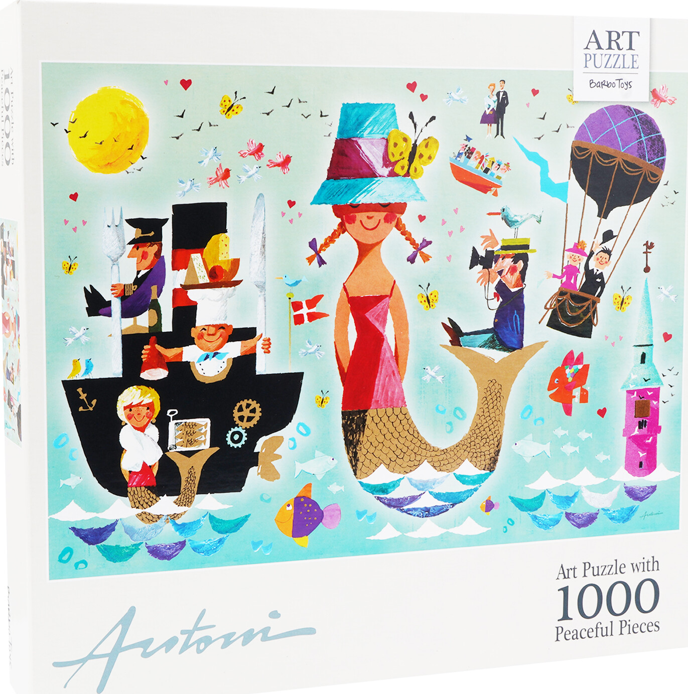 Puslespil Med 1000 Brikker - Havfrue - Antoni - Barbo Toys