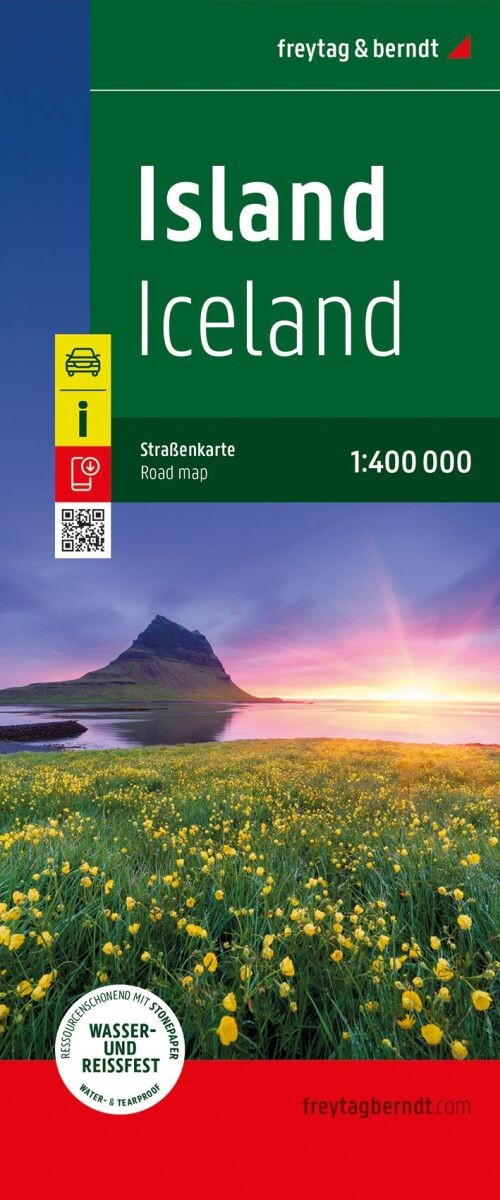 Freytag & Berndt - Iceland - Island Road Map - English book